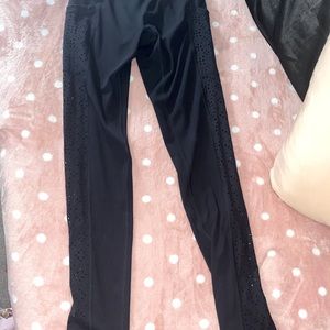 AERIE Chill, Play, Move Black Leggings